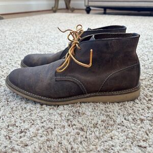 Red Wing Shoes Dark Brown Chukka Boots